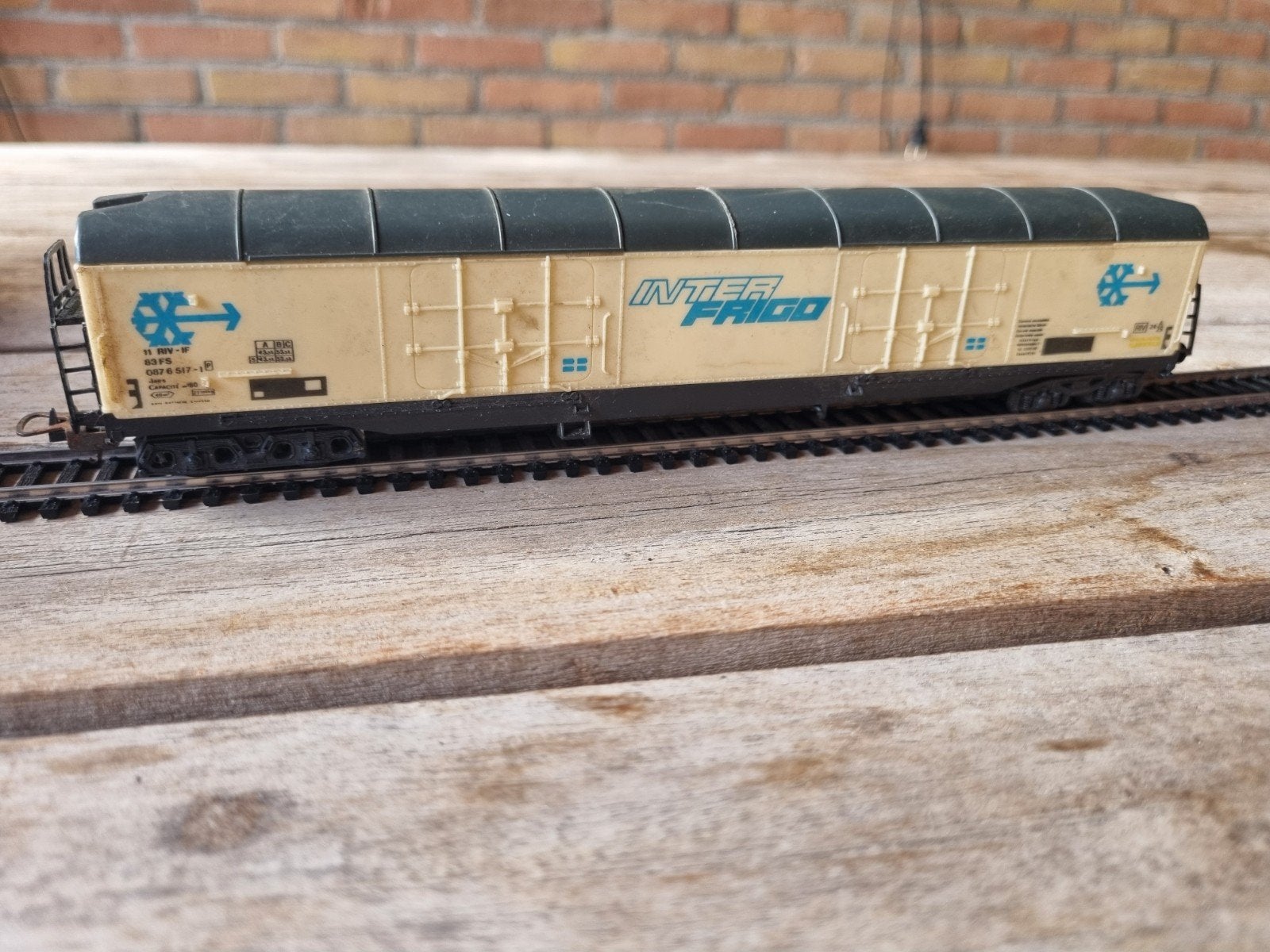Lima Inter Frigo Wagon - Gebruikt, Hobby en Vrije tijd, Modeltreinen | Overige schalen, Overige merken, Gebruikt, Gelijkstroom