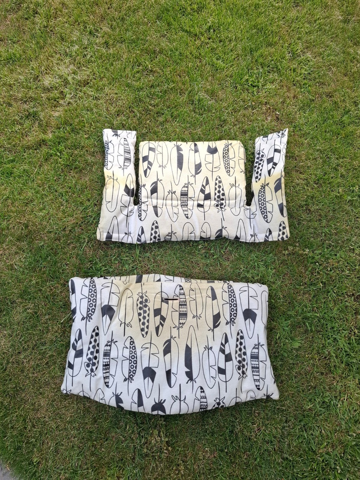 Ukje hoes voor Stokke Tripp Trapp kussen - verenpatroon, Ophalen of Verzenden, Gebruikt