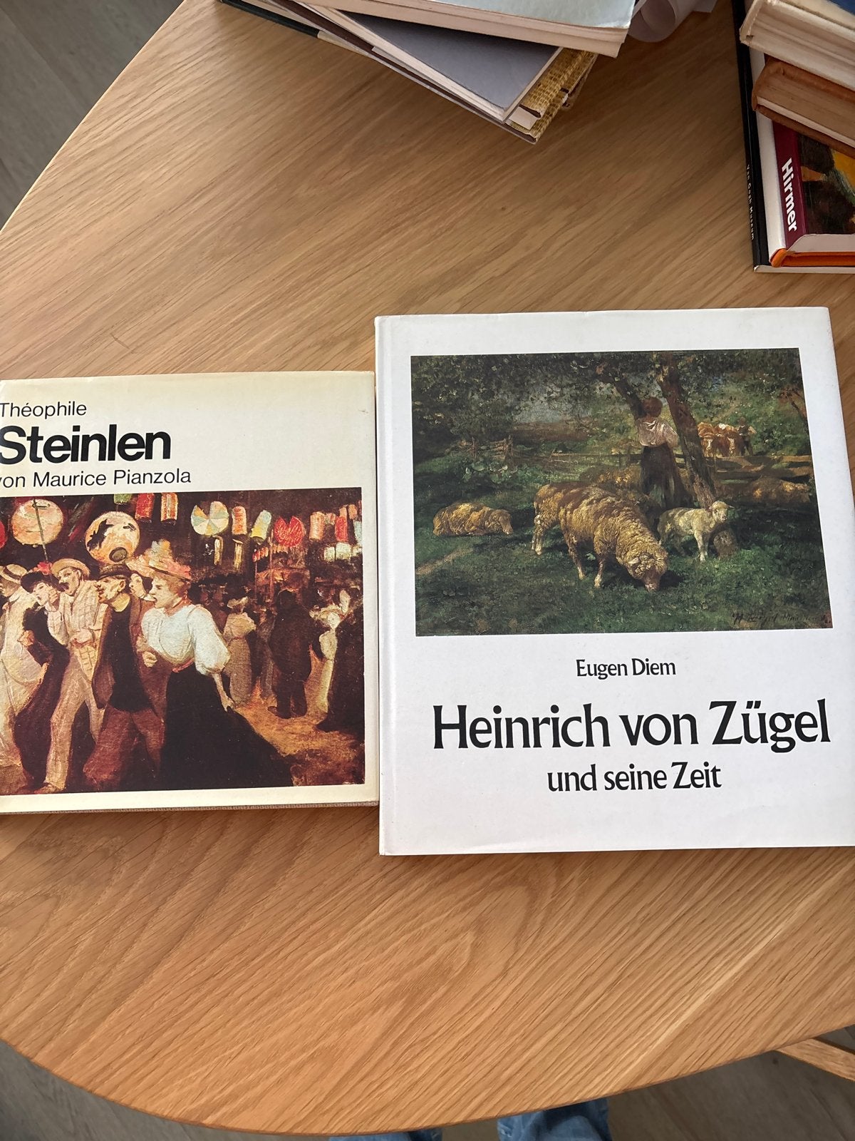 Kunstboeken: Steinlen en Heinrich von Zügel, Ophalen of Verzenden, Gelezen, Schilder- en Tekenkunst