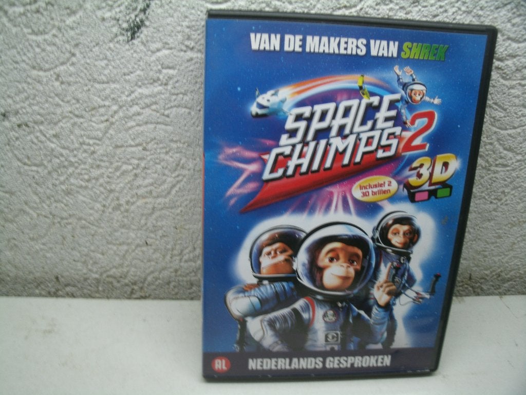 dvd 187k spece chimps 2, Alle leeftijden, Ophalen of Verzenden, Zo goed als nieuw