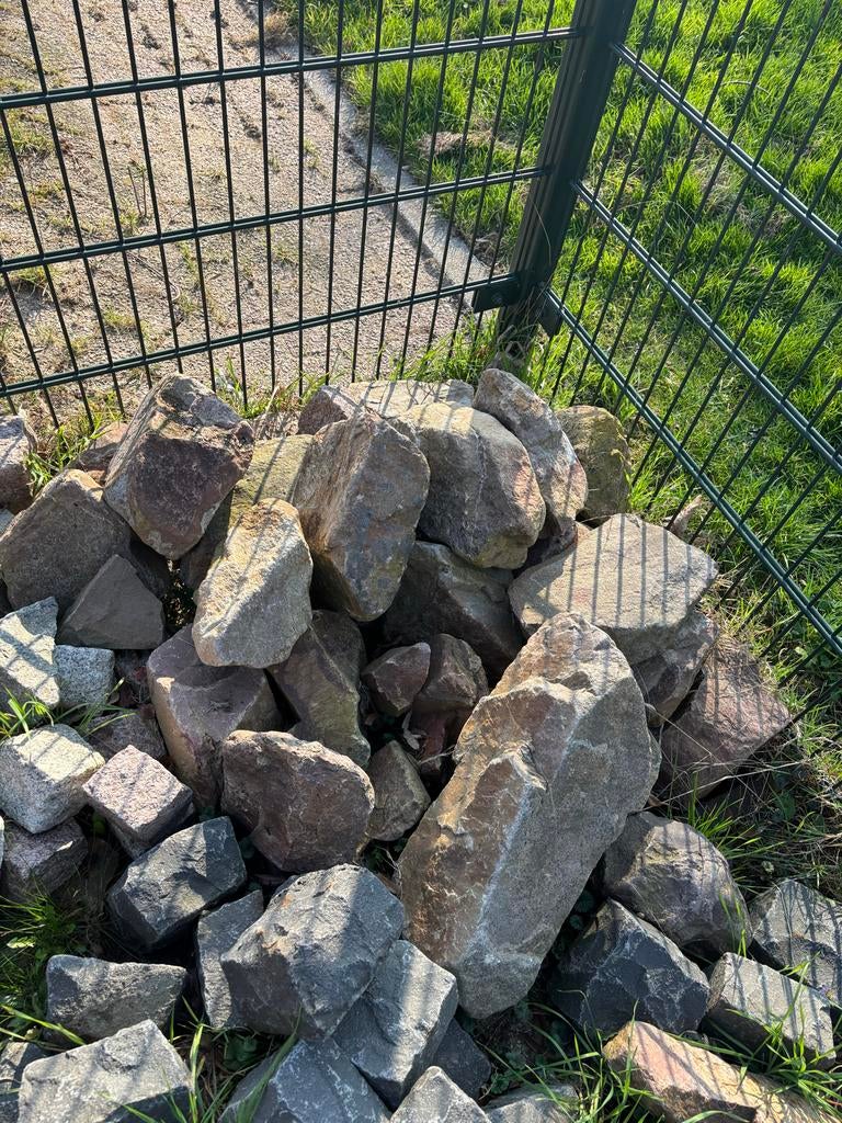Diverse natuurstenen voor tuin of decoratie, Tuin en Terras, Overige materialen, Gebruikt, Verzenden, Kei
