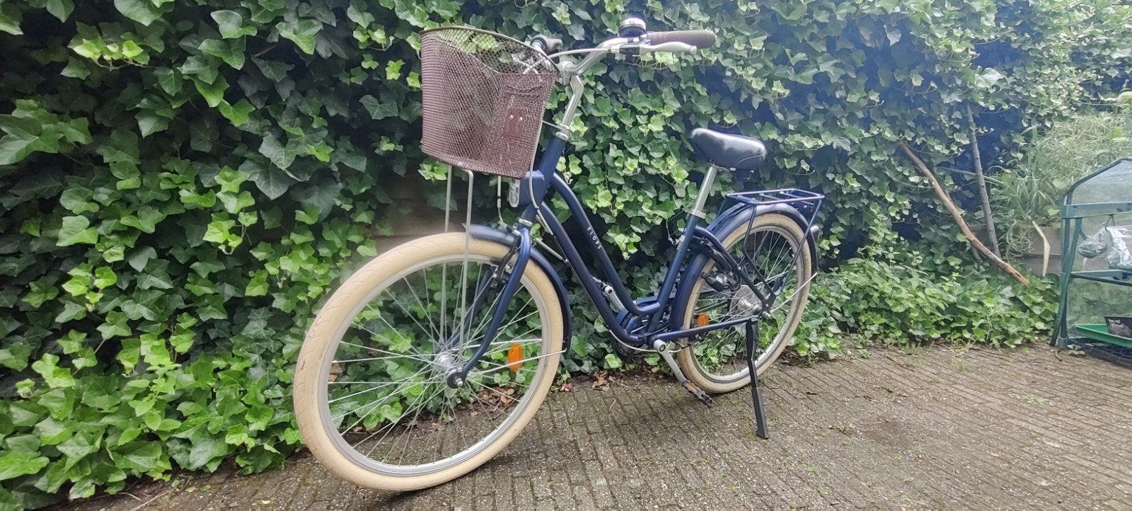 Elops 520 Meisjesfiets - 26 Inch - Donkerblauw - Goede staat, Fietsen en Brommers, Fietsen | Dames | Damesfietsen, Gebruikt, 47 tot 50 cm