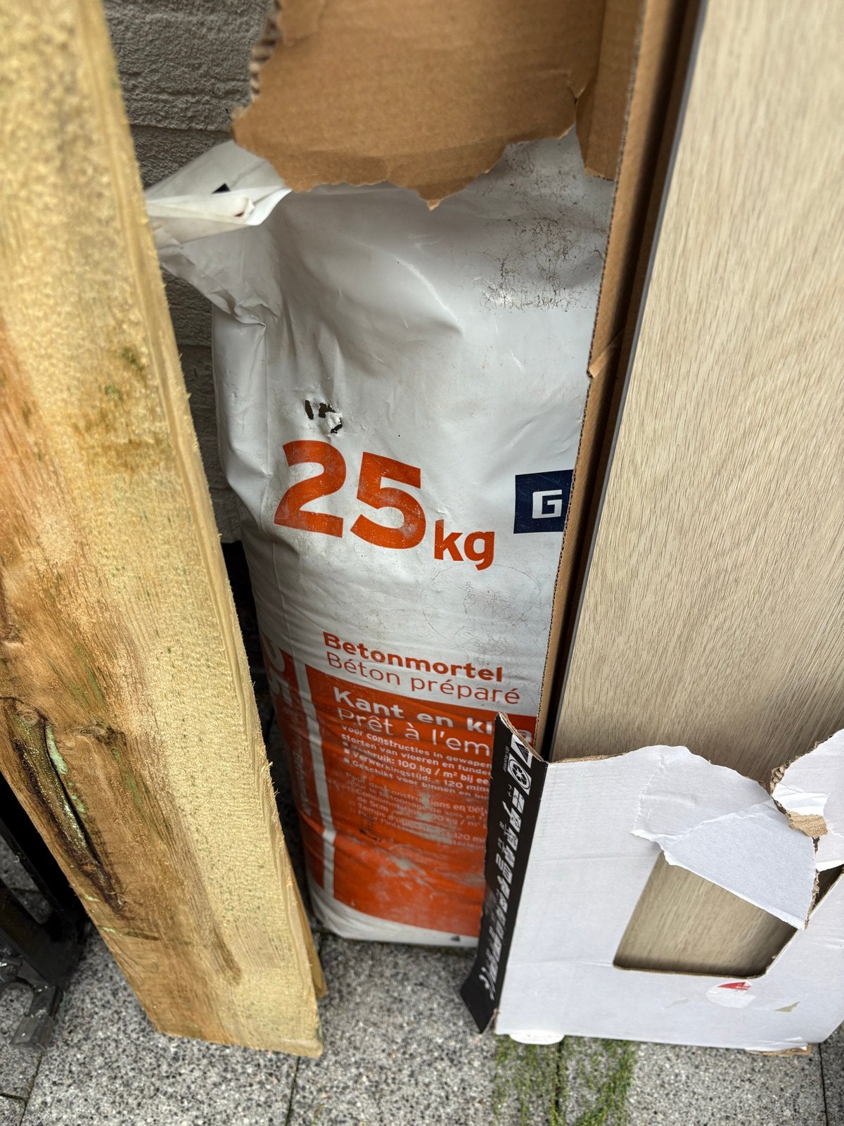 50 kg Betonmortel Kant en Klaar, Doe-het-zelf en Verbouw, Ophalen, Nieuw