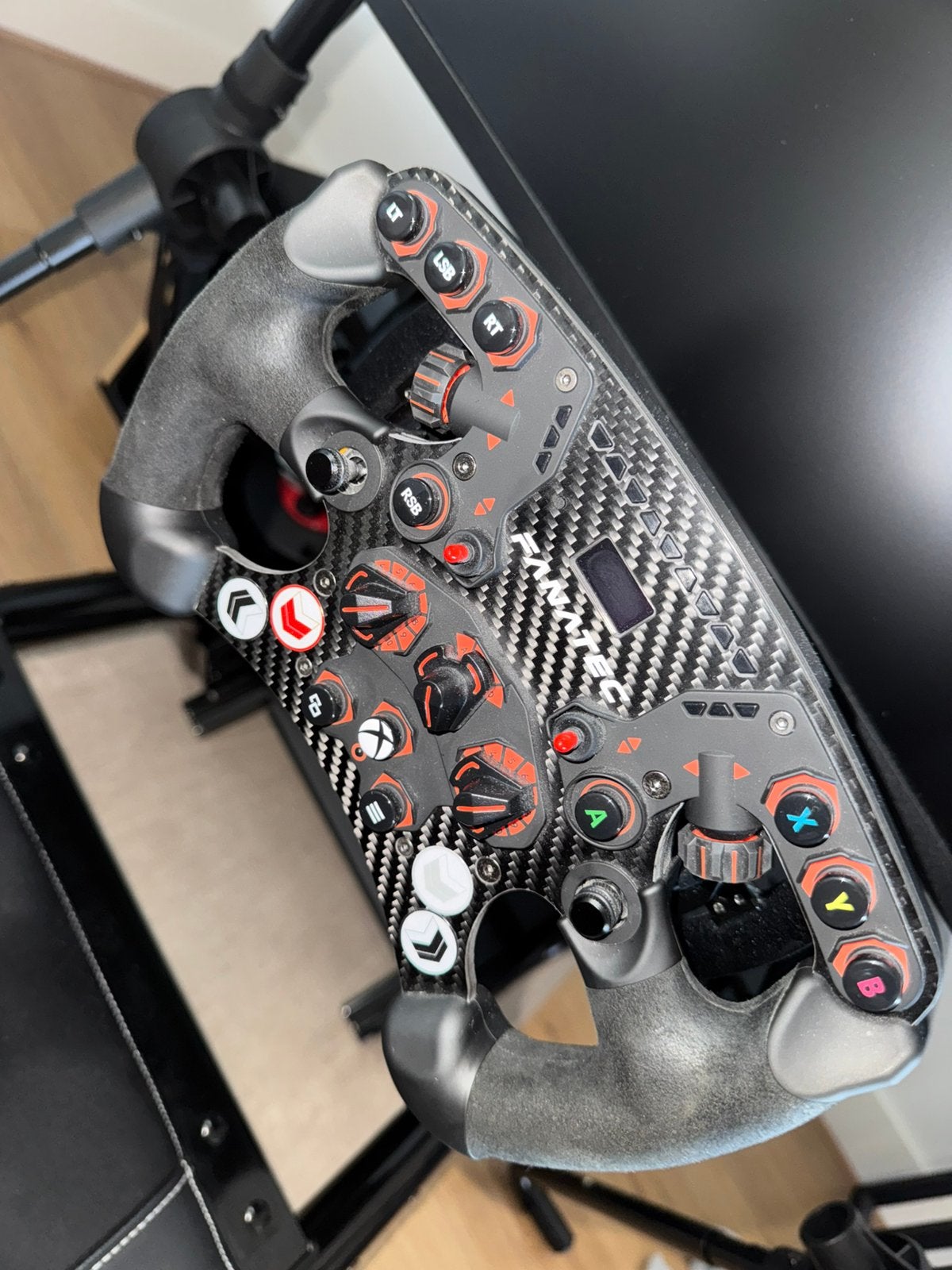 FANATEC CLUBSPORT STEERING WHEEL FORMULA V2.5 X, Ophalen of Verzenden, Zo goed als nieuw, Stuurtje of Sportattribuut, Xbox Original
