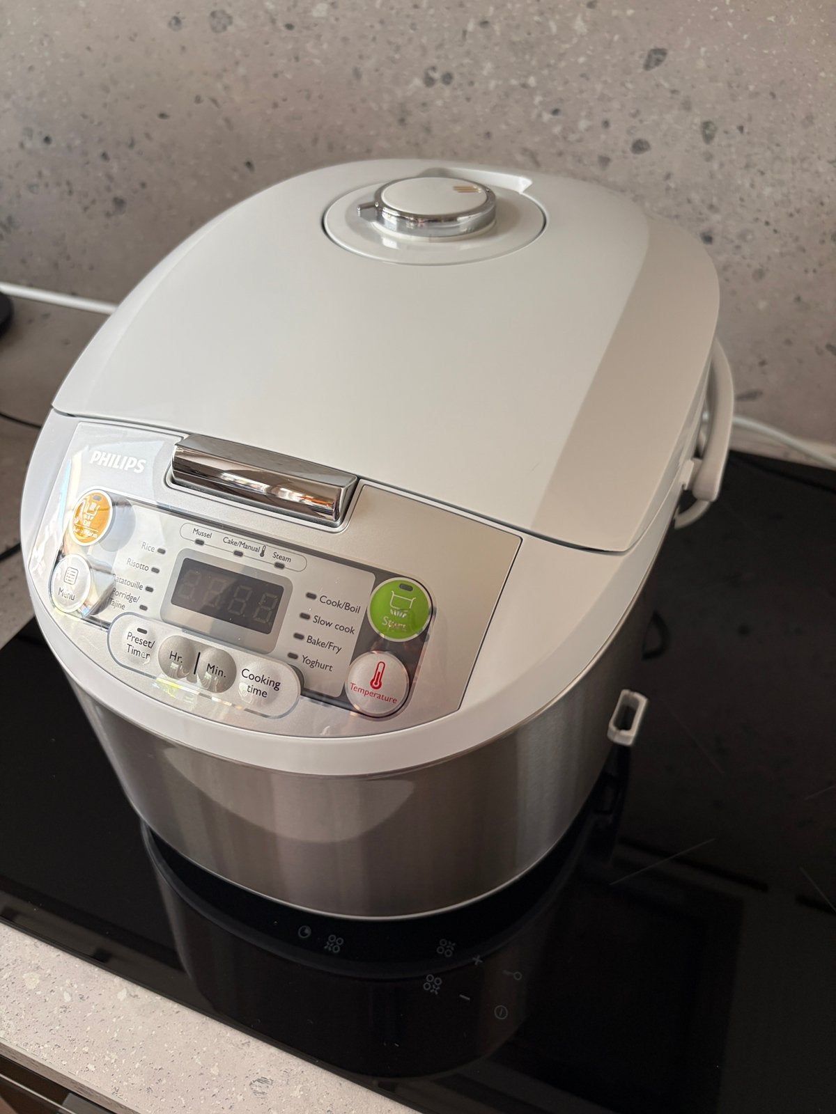Philips rijstkoker/elektrische koker 5L, Ophalen, Vaatwasmachinebestendig, Gebruikt