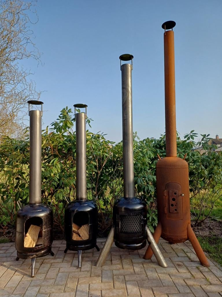 Terraskachel Buitenhaard Terrashaard Buitenkachel Houtkachel, Tuin en Terras, Tuinhaarden, Ophalen of Verzenden, Nieuw