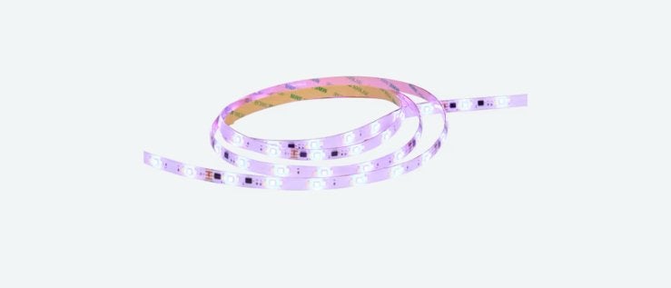 5 Meter RGBIC LED Strip met Afstandsbediening – 1200 Lumen, Ophalen, Zo goed als nieuw