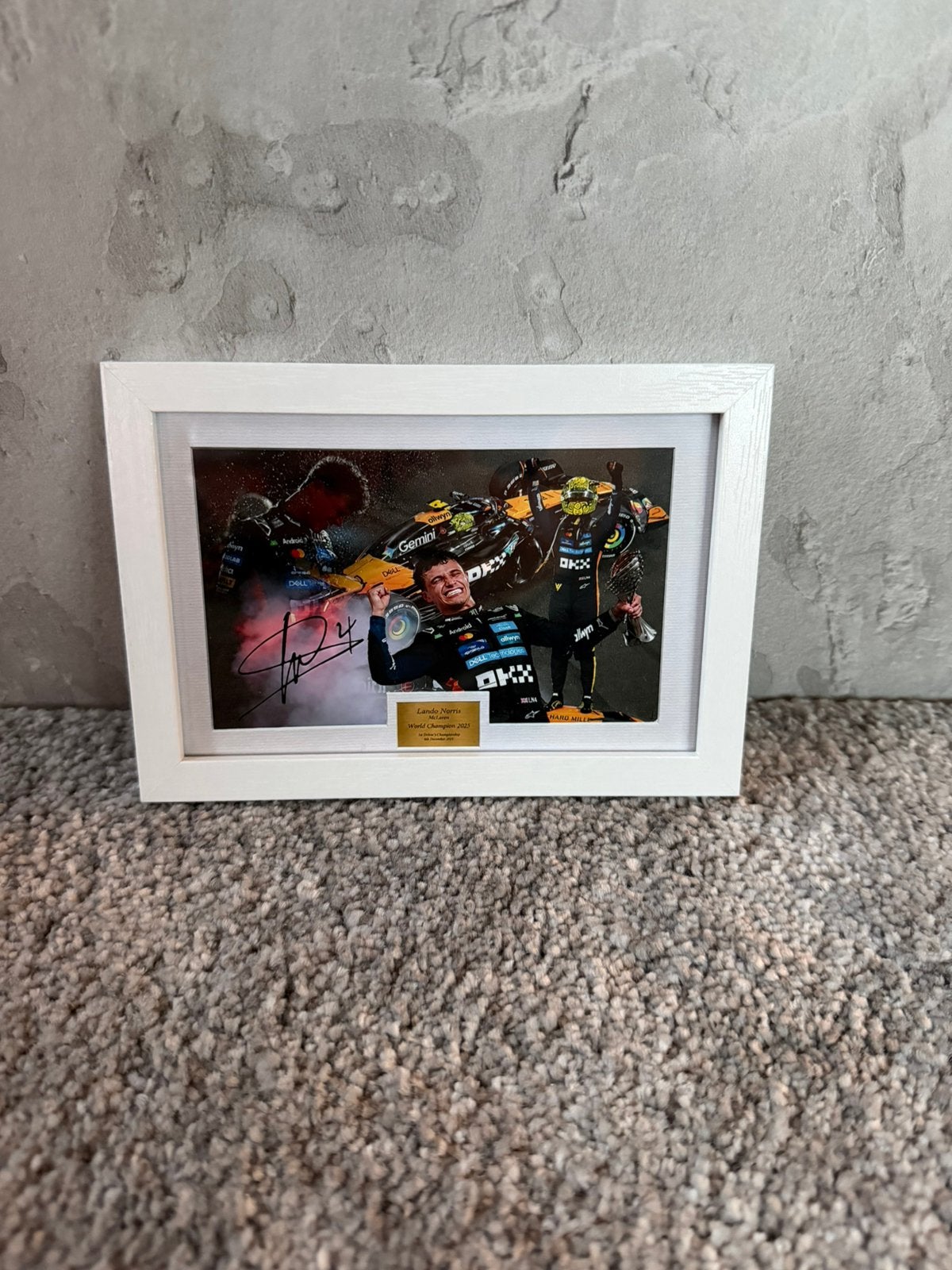 Lando Norris McLaren Formule 1 handtekening foto 10x15, Ophalen of Verzenden, Nieuw, Formule 1