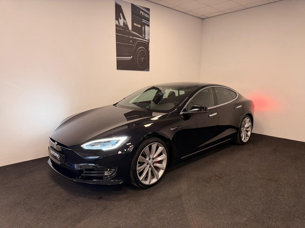 Tesla Model S 100D Performance 700pk, Automaat, 110 €/maand, Model S, Zwart