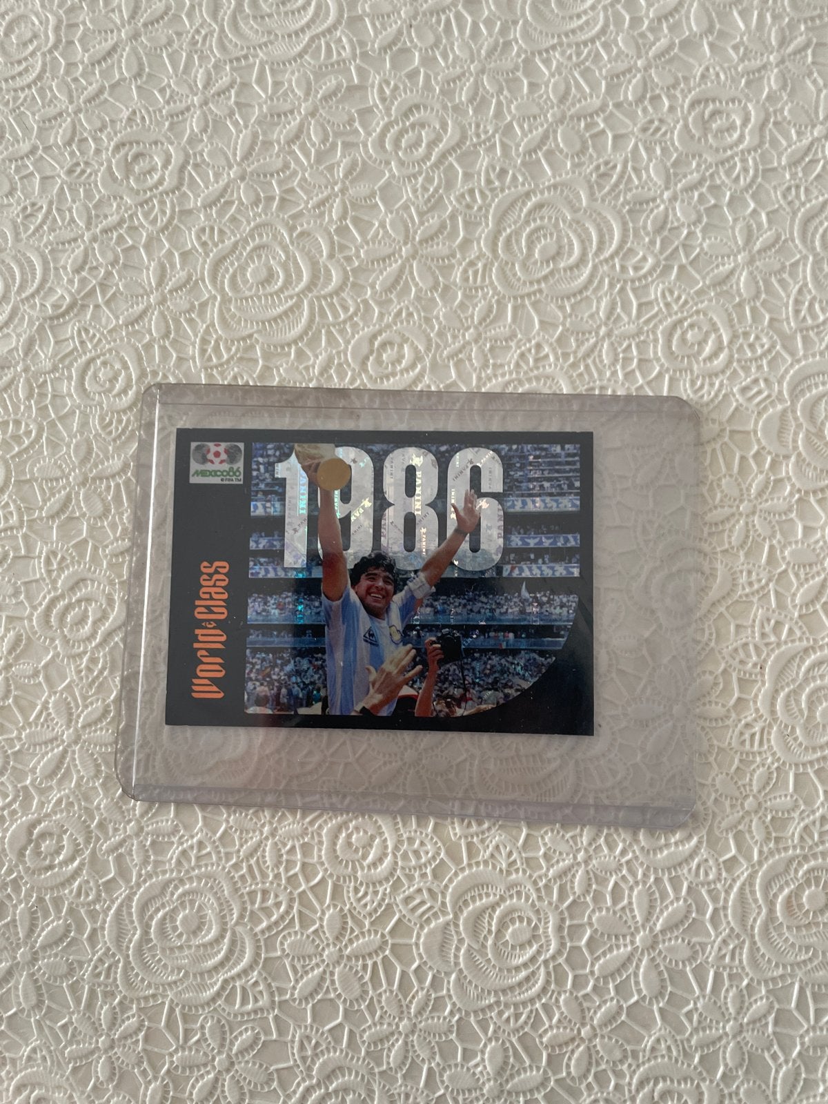 Panini World Class Maradona 1986 Voetbal Plaatje, Ophalen, Nieuw, Plaatje
