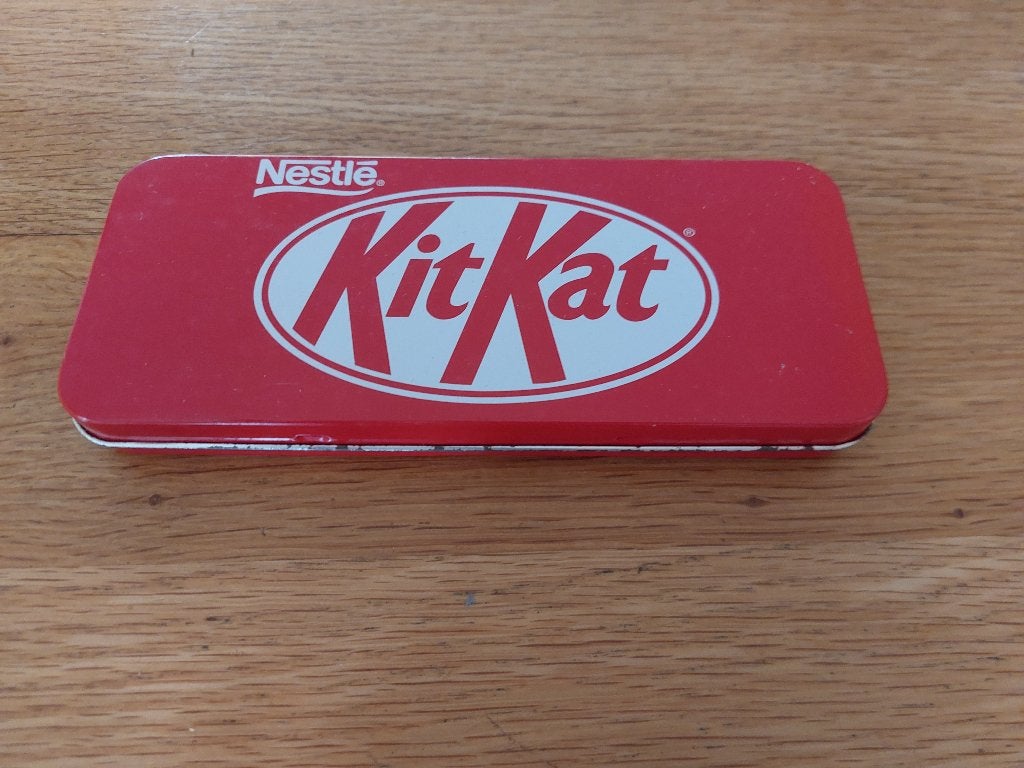 blikje KitKat, Verzamelen, Blikken, Ophalen of Verzenden, Gebruikt, Overige