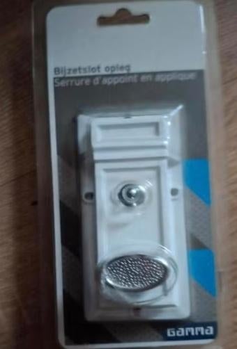 Nieuw Bijzet slot opleg, Doe-het-zelf en Verbouw, Hang- en Sluitwerk, Ophalen of Verzenden, Nieuw, Koper of Messing, Slot