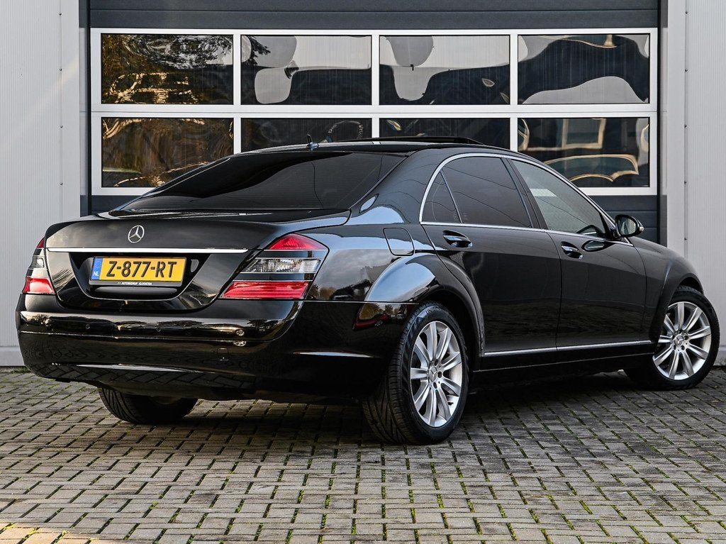 Mercedes-Benz S-klasse 320 CDI Lang | Youngtimer | Leder | S, Auto's, Automaat, Achterwielaandrijving, Gebruikt, Zwart