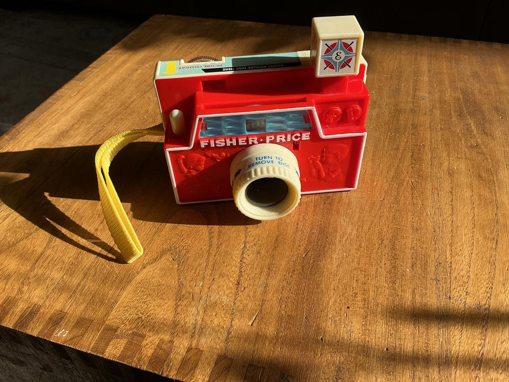 Vintage Fisher-Price Camera Jaren '60 met 2 Disks, Ophalen of Verzenden, Gebruikt