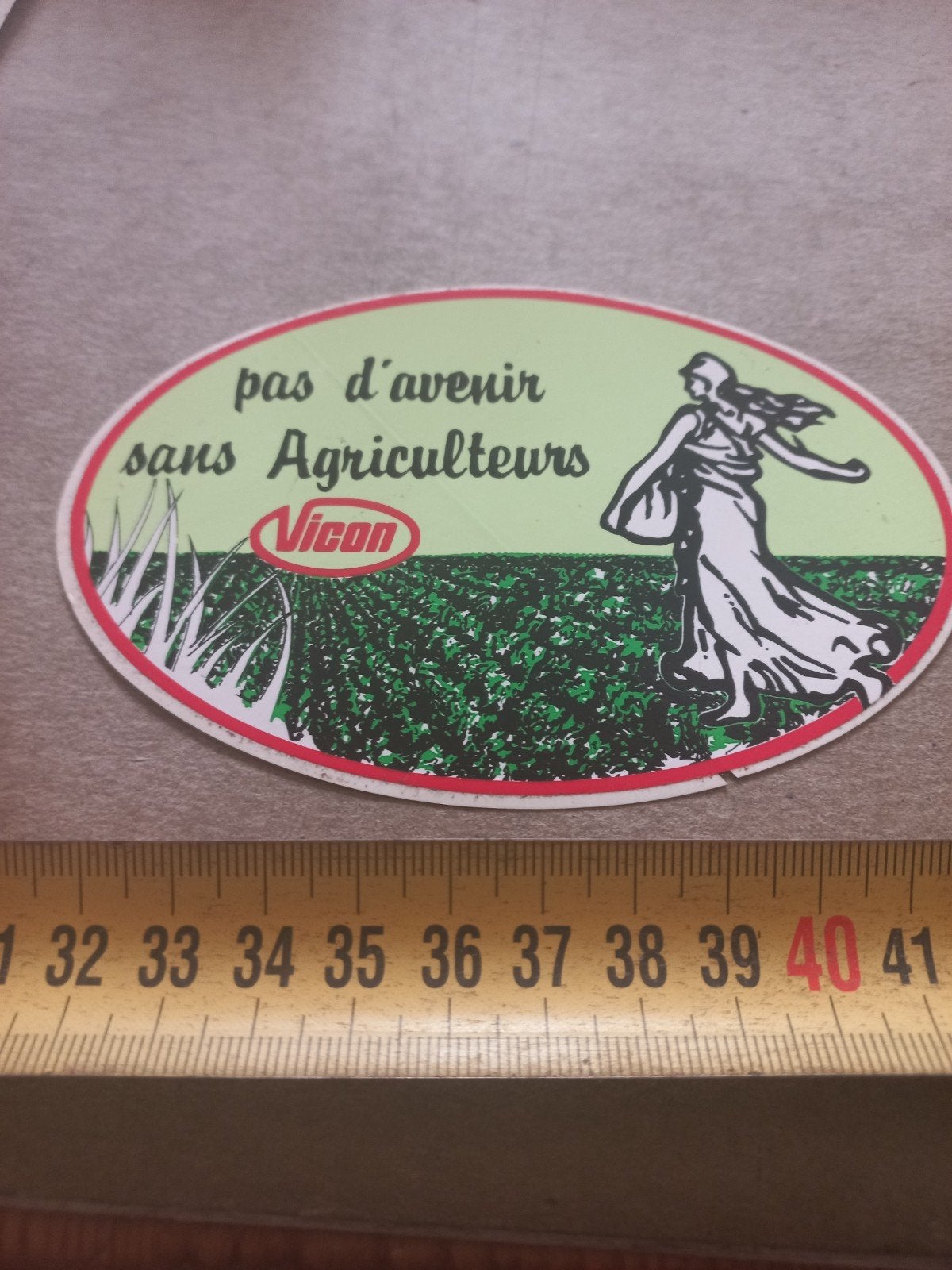 Vintage Vicon sticker 'Pas d'avenir sans Agriculteurs', Ophalen of Verzenden