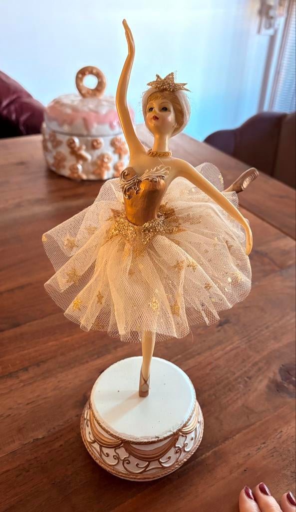 Gouden Prinses Muziekdoosje - Ballerina, Ophalen of Verzenden, Zo goed als nieuw