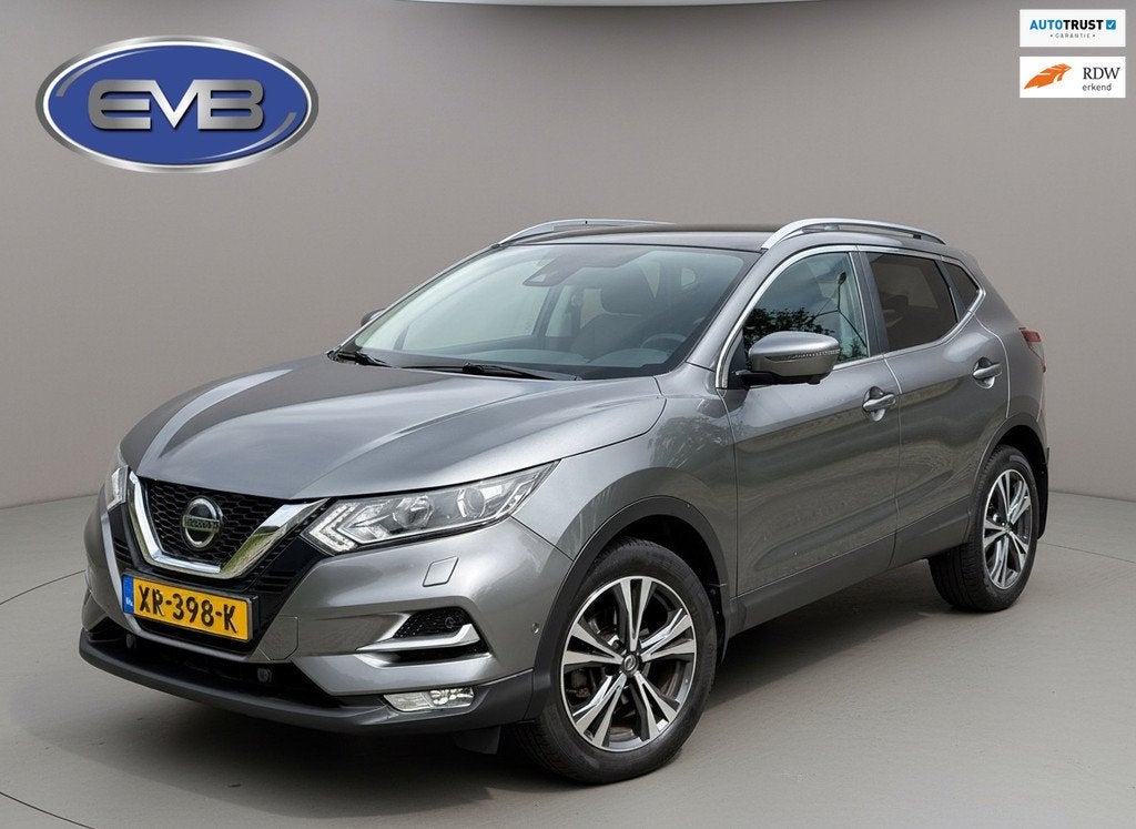 Nissan Qashqai 1.2 Tekna, panoramadak, 360 camera, stoelverw, Gebruikt, Euro 6, 4 cilinders, 116 pk