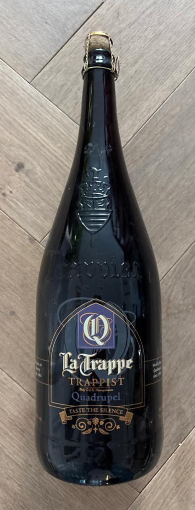 La Trappe Trappist Quadrupel 2019 1,5 liter, Verzamelen, Biermerken, Ophalen of Verzenden, Zo goed als nieuw, Flesje(s), La Trappe
