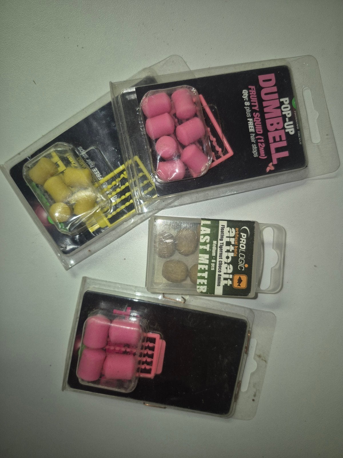 Pop-ups en Dumbells voor het Vissen, Ophalen of Verzenden, Nieuw, Kunstaas