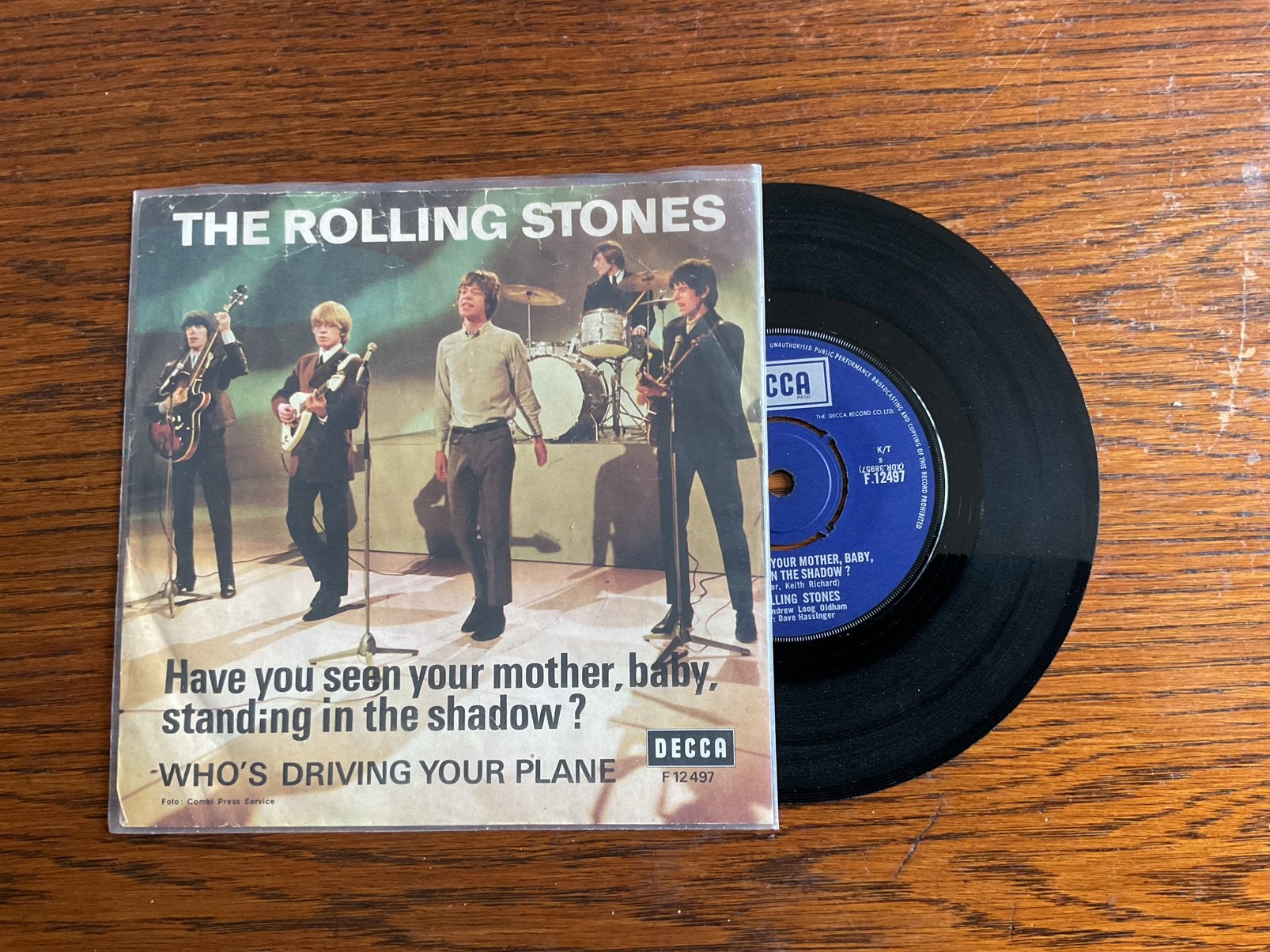 The Rolling Stones. Have You Seen Your Mother , Baby.  Den., Ophalen of Verzenden, Zo goed als nieuw, Pop
