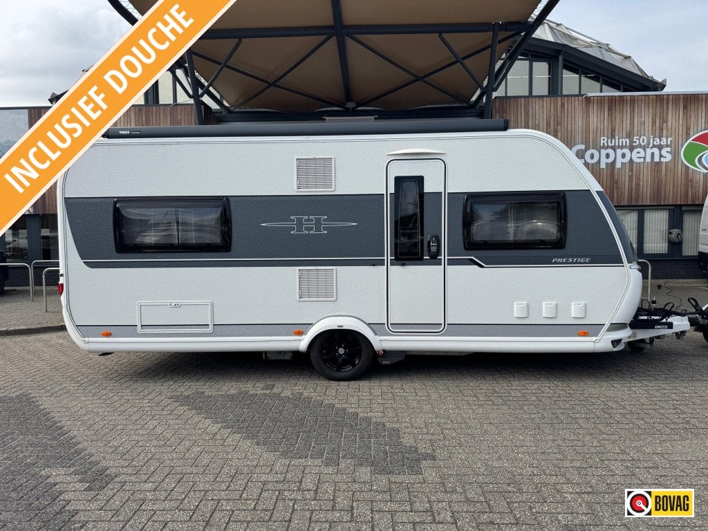 Hobby Prestige 540 FU 2019 Mover,Airco,Luifel!!, Standaardzit, Schokbreker, Bedrijf, 5 tot 6 meter