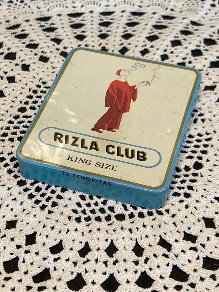 Vintage blikje Rizla Club (140426c), Verzamelen, Ophalen of Verzenden, Gebruikt, Overige