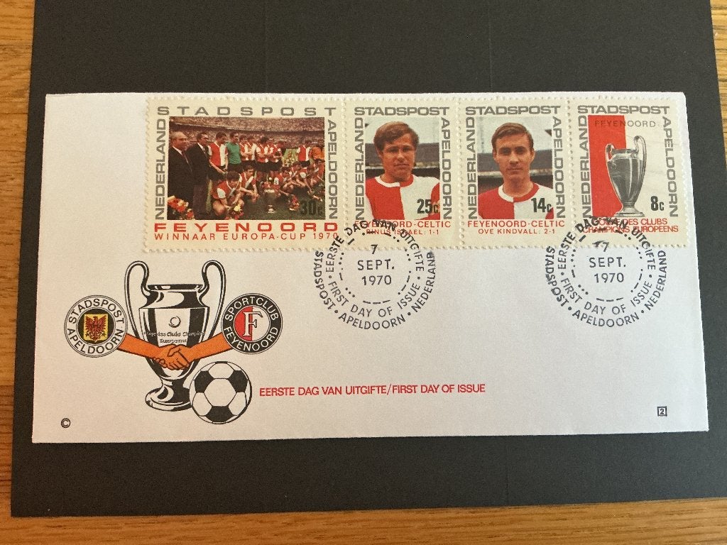Stadspost Feyenoord zegels eerstedag enveloppe, Verzenden, Onbeschreven, Nederland