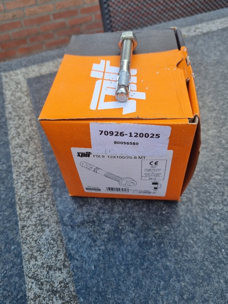 mechanische keilbouten / ankers, Ophalen, Nieuw, 50 tot 100 mm, Bouten of Moeren