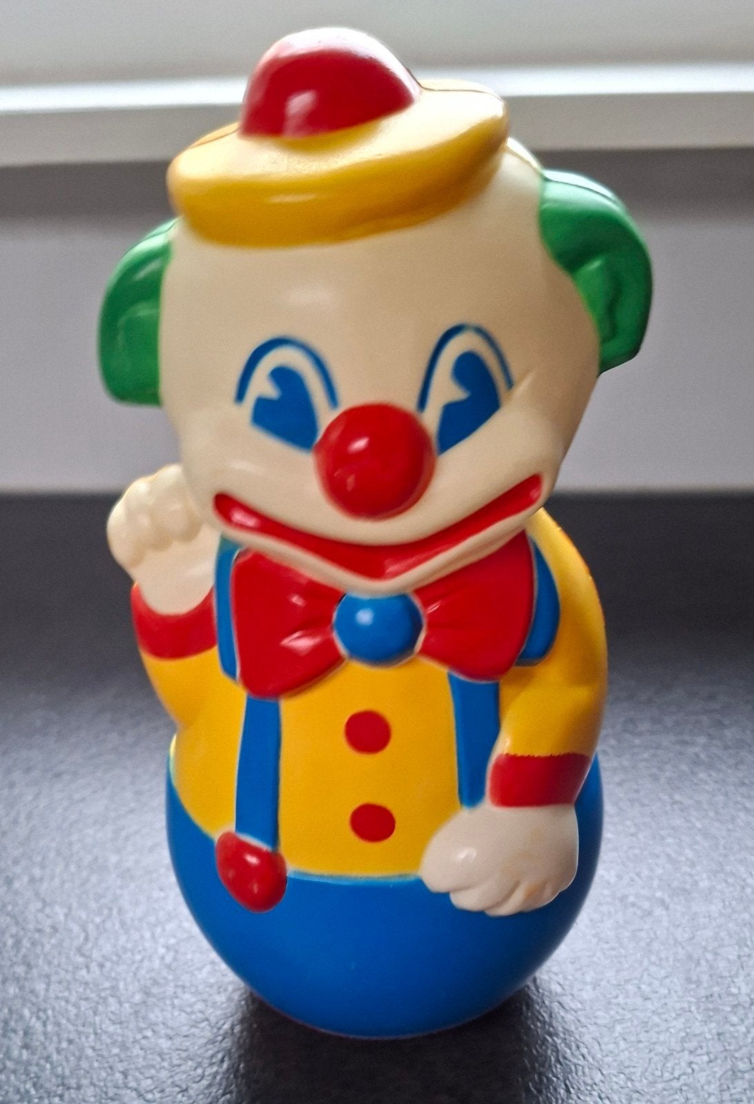 Vintage Tuimelaar Lardy de clown, Ophalen of Verzenden