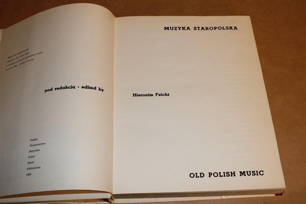 Vintage Boek Poolse Muziek [1966] — Selectie XII-XVIII Eeuw, Boeken, Ophalen of Verzenden, Gelezen, Artiest