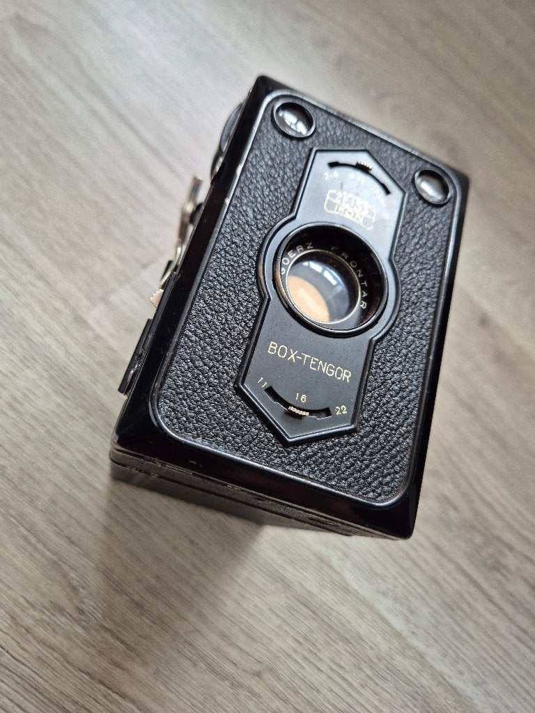 Vintage Zeiss Ikon Box-Tengor Boxcamera, Ophalen of Verzenden, Gebruikt, Compact, Overige Merken
