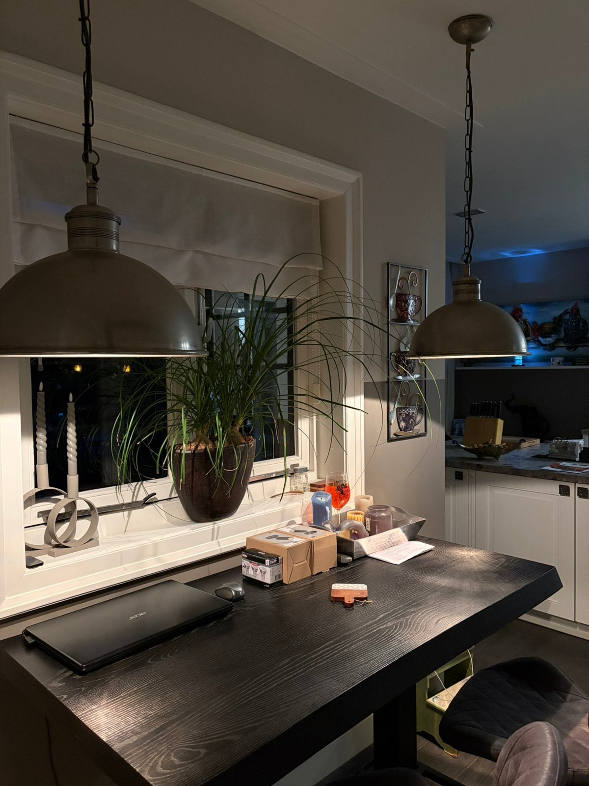 Riviera maison hanglampen, Ophalen, Gebruikt, E27 (groot), Rond