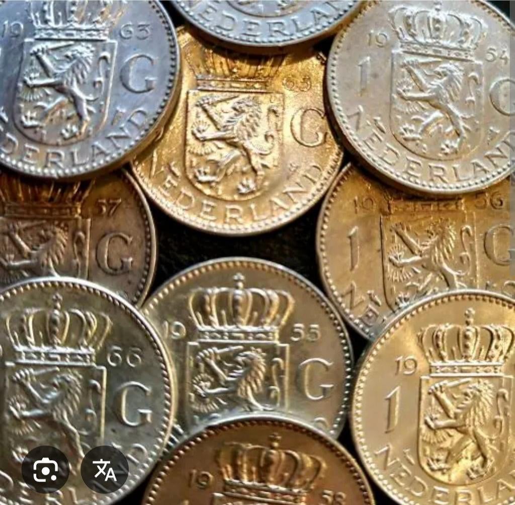Gezocht gevraagd voc guldens munten partij collectie WWII, Postzegels en Munten, Munten | Nederland, Ophalen, Koningin Juliana