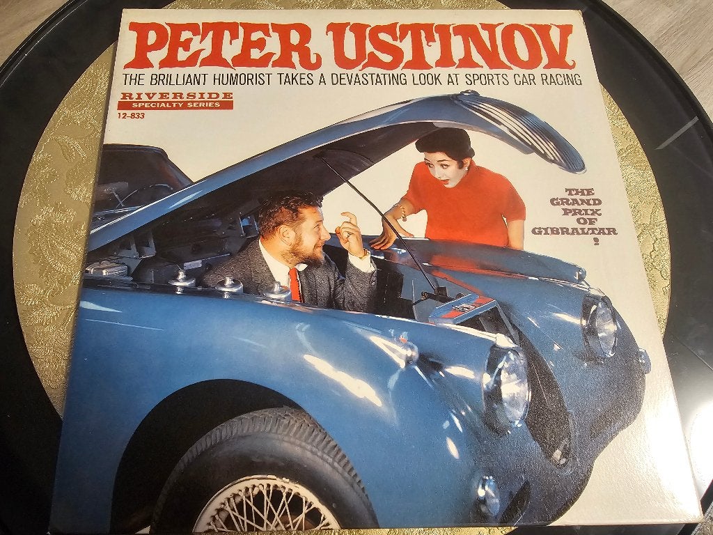 Peter Ustinov – The Grand Prix Of Gibraltar, Ophalen of Verzenden, Zo goed als nieuw, Overige formaten