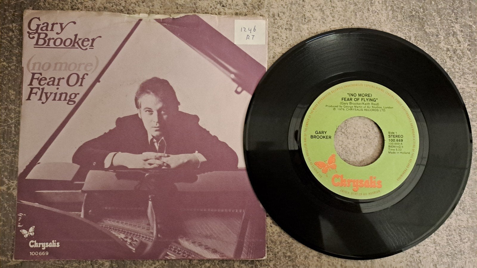 Gary brooker  - ( no more) fear of flying, Gebruikt, 7 inch, Pop, Fotohoes