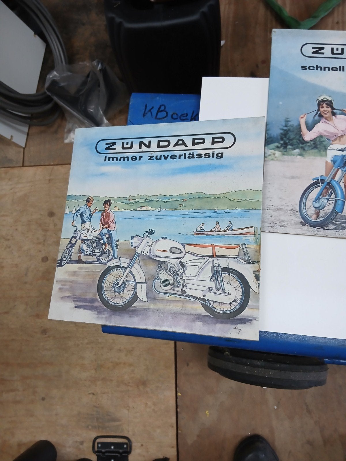 zundapp reclamebord 3 st, Ophalen of Verzenden