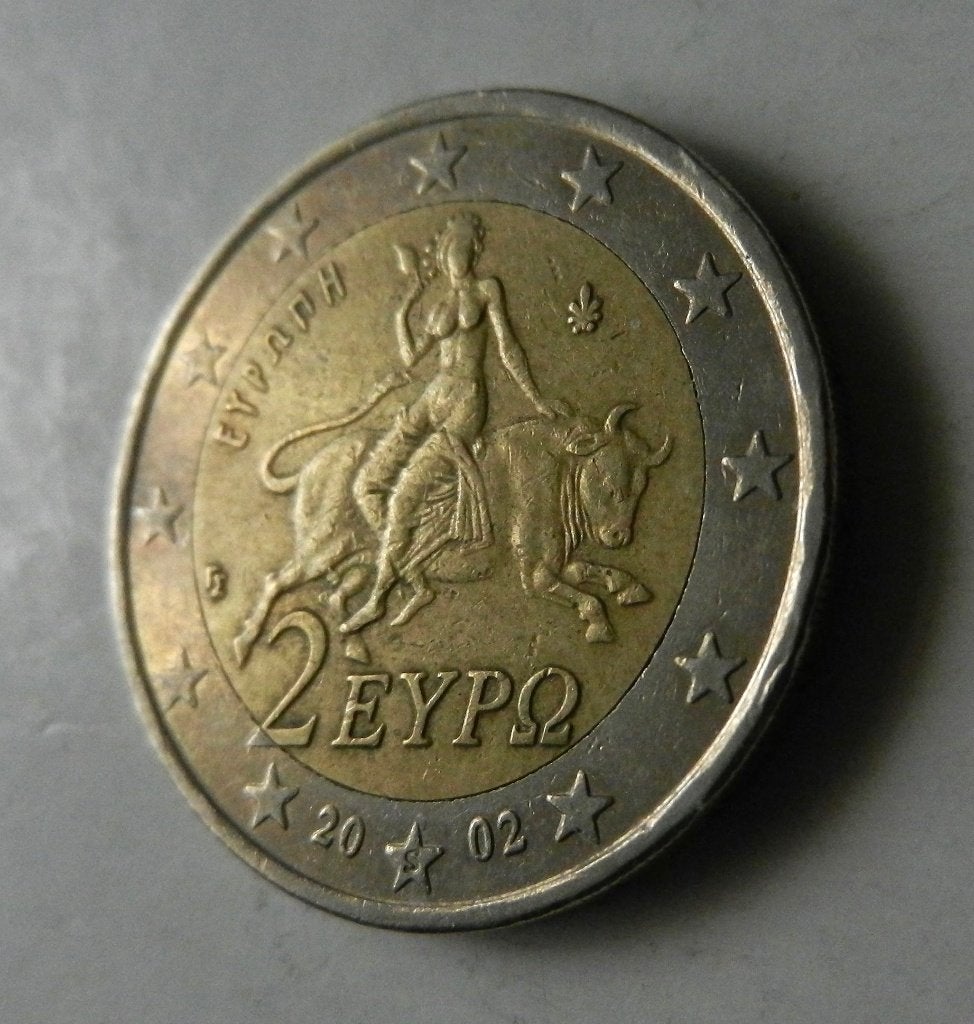 Griekenland 2 euro 2002, Postzegels en Munten, Munten | Europa | Euromunten, Verzenden, Griekenland, 2 euro, Losse munt