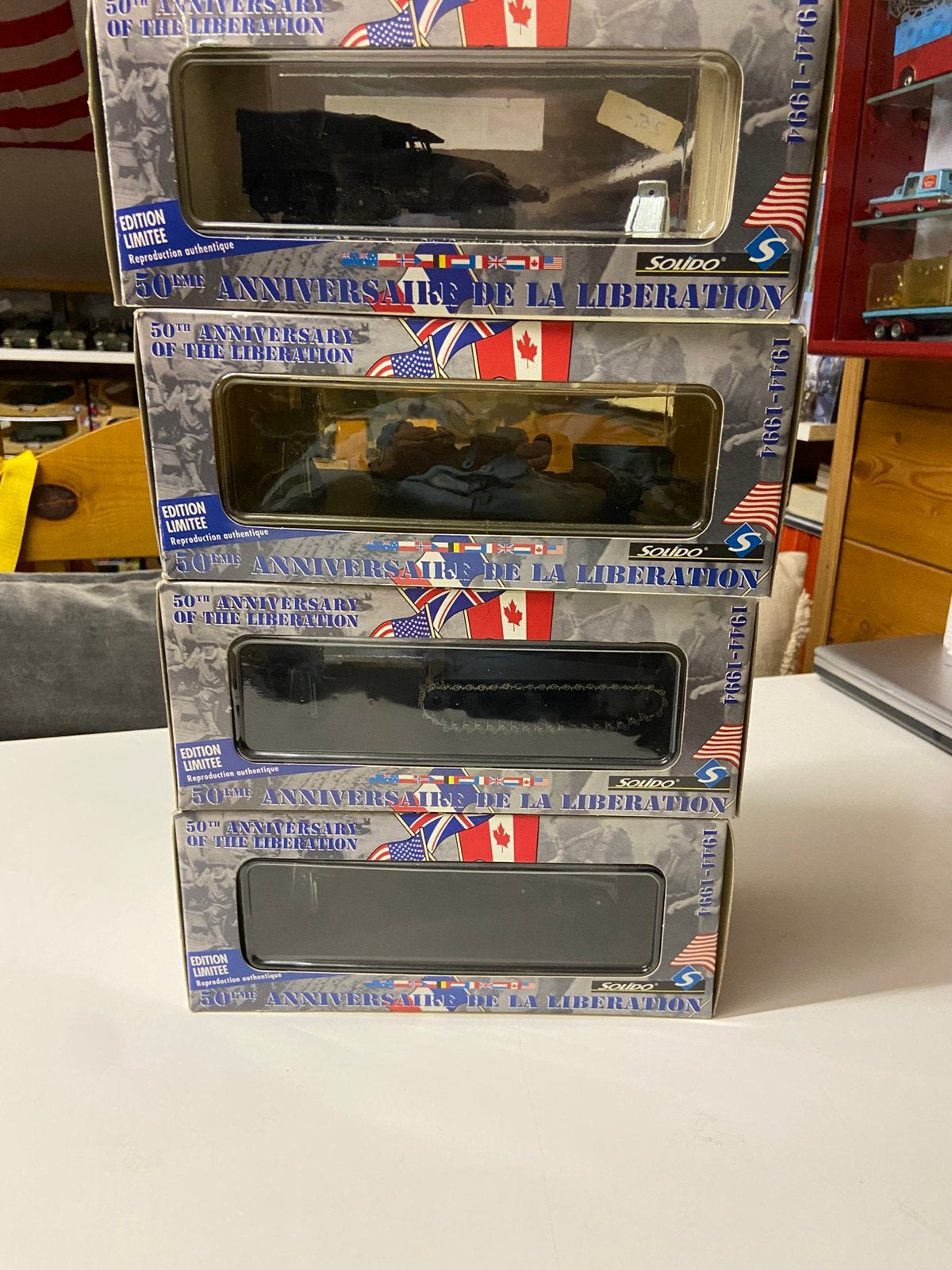 D-day voertuigen, Hobby en Vrije tijd, Modelauto's | 1:43, Ophalen of Verzenden, Zo goed als nieuw, Tractor of Landbouw, Overige merken