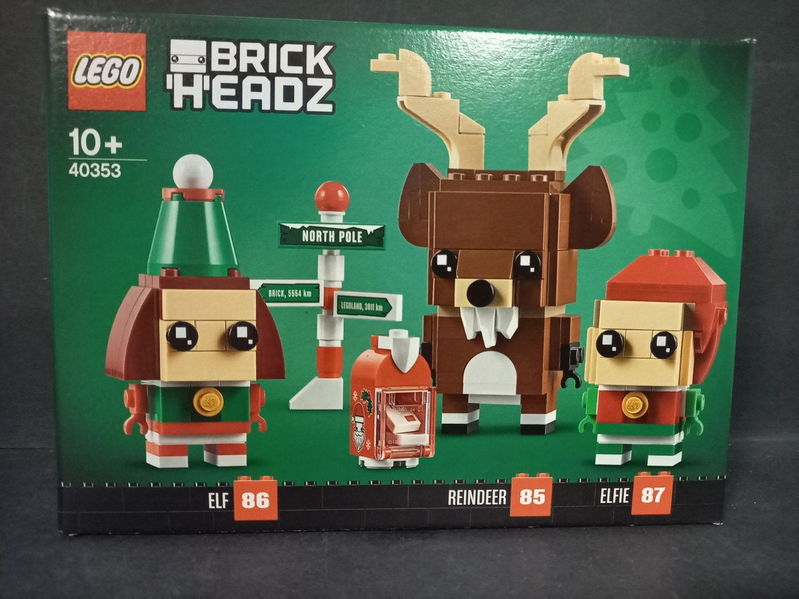 Lego minifig NIEUW BrickHeadz 40353 Rendier Kerst Elf, BrickHeadz, Lego, Nieuw, Ophalen of Verzenden