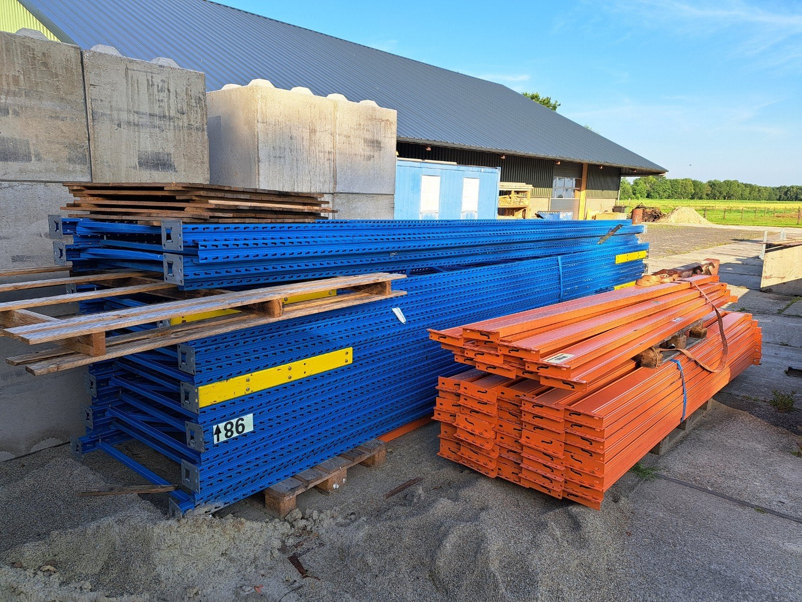 Pallet stelling, Huis en Inrichting, Kasten | Stellingkasten, Ophalen of Verzenden