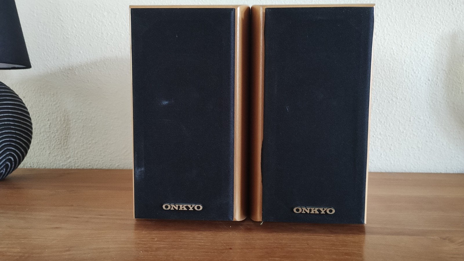 ONKYO SC-290 luidsprekers zwart/beige, Audio, Tv en Foto, Luidsprekers, Ophalen of Verzenden, Minder dan 60 watt, Onkyo, Boekenplank luidspreker
