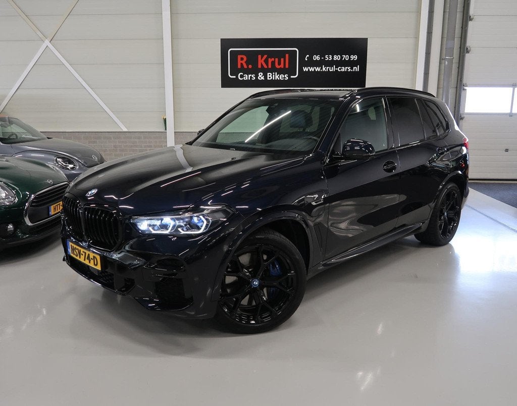 BMW X5 xDrive45e M-Sport High Executive Laser Panoramadak Sp, Auto's, BMW, Gebruikt, 394 pk, Automatische klimaatregeling, Zwart