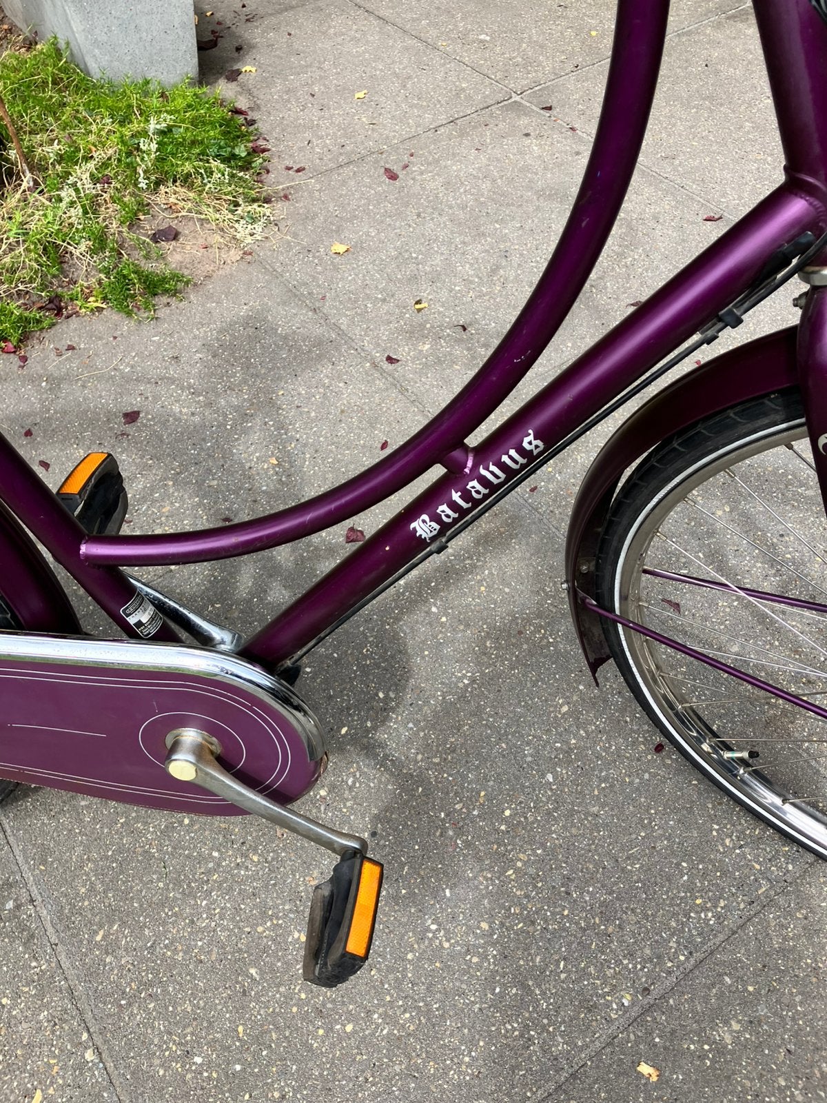 Mooi opvallende degelijke Batavus omafiets., 56 cm of meer, Ophalen, Zo goed als nieuw, Versnellingen