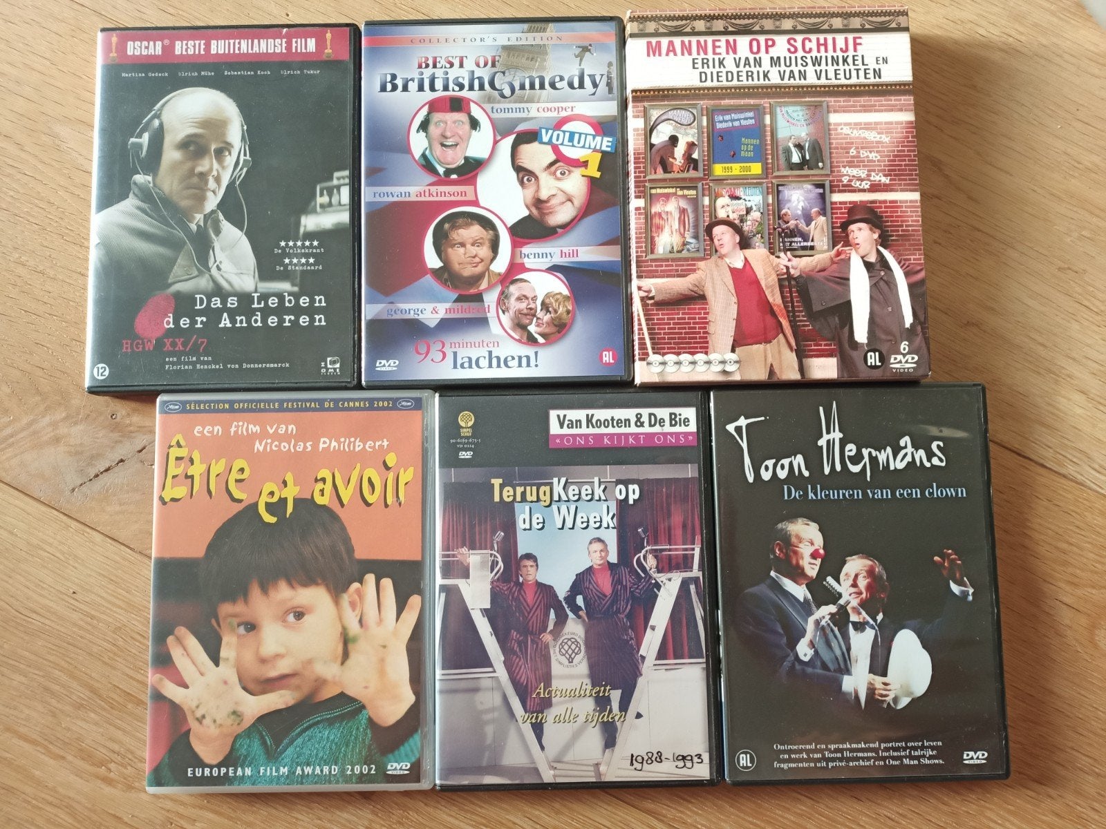 Zestal DVDs oa Van Kooten & De Bie. Komedie, Documentaire &, Nederlands, Gebruikt, Alle leeftijden, Nederlands
