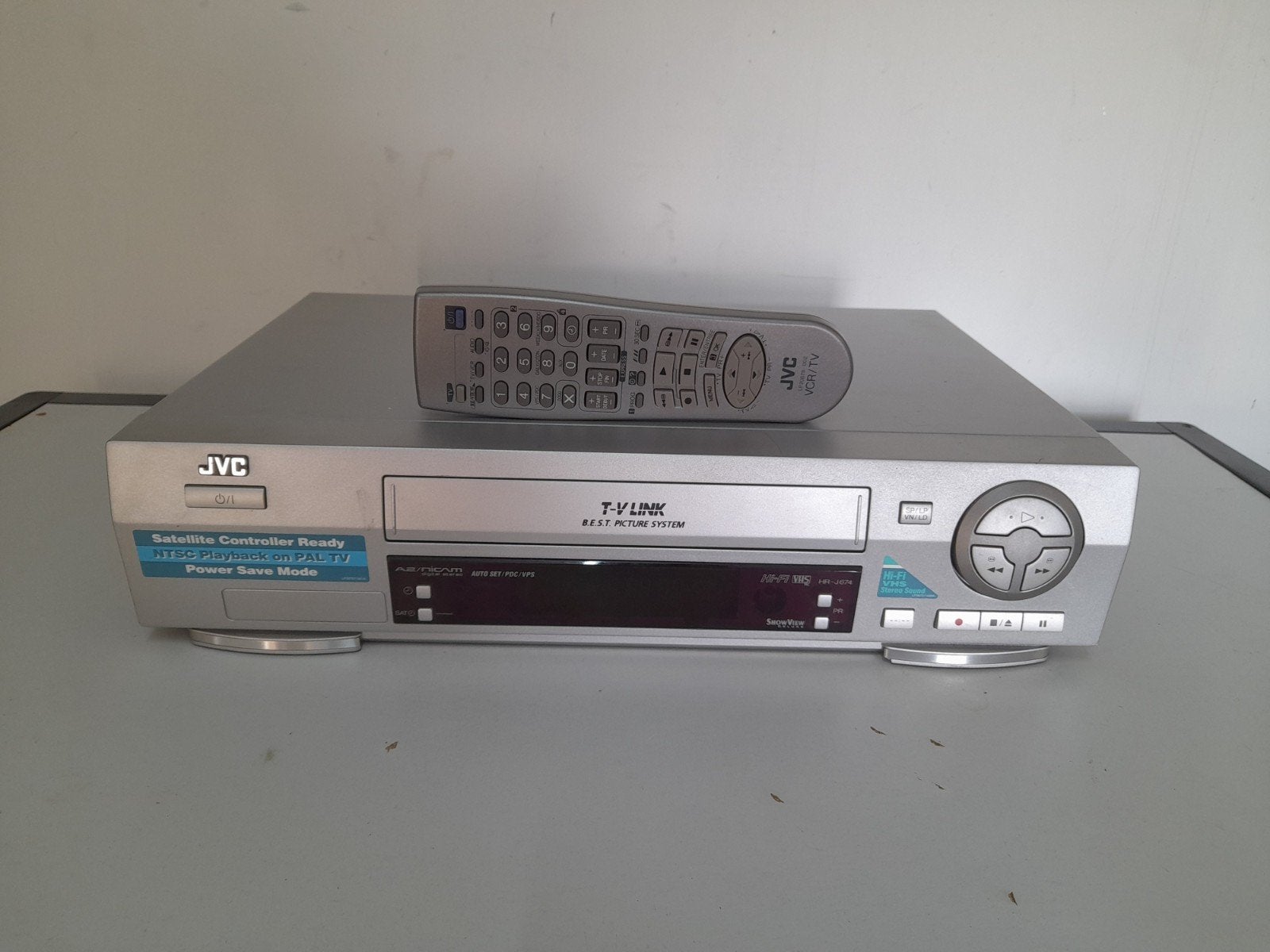 JVC videorecorder HR-J674, Audio, Tv en Foto, Videospelers, Ophalen of Verzenden, Gebruikt, VHS-speler of -recorder
