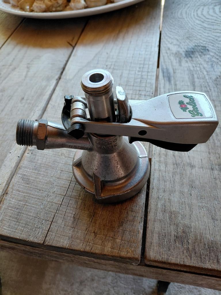 Grolsch biertapkoppeling - Gebruikt, Verzamelen, Biermerken, Ophalen, Gebruikt, Overige typen, Grolsch
