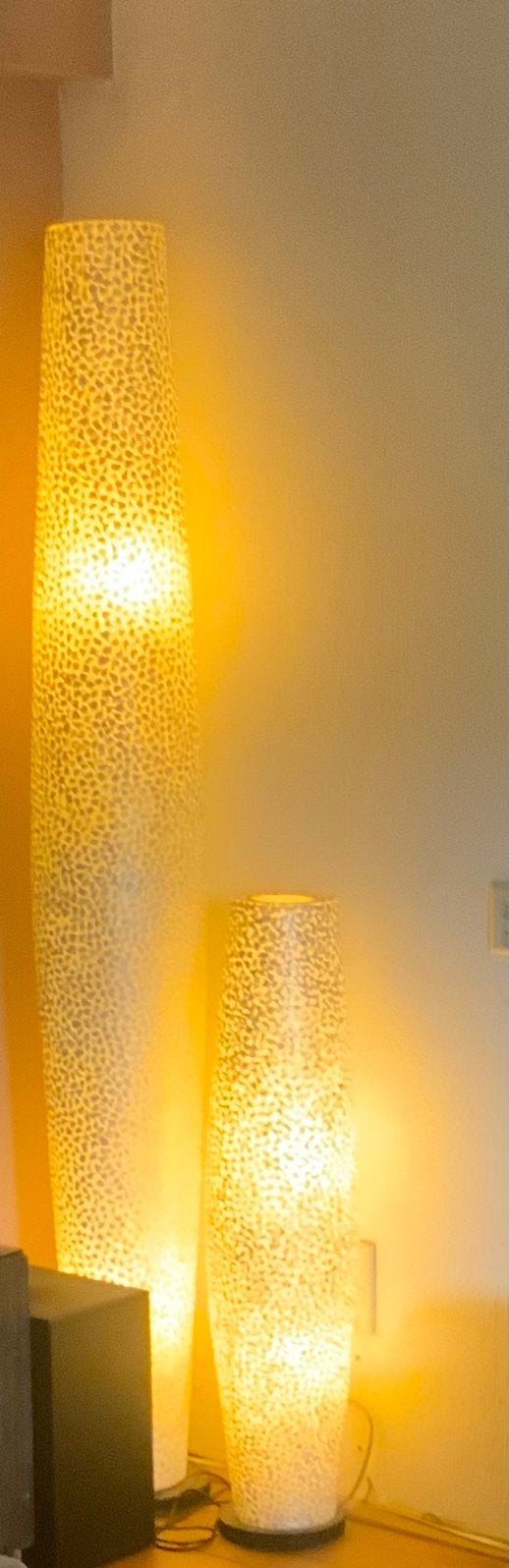 Prachtige set schelpenlampen 200 + 100 cm – sfeervol, Ophalen, Zo goed als nieuw, E27 (groot)
