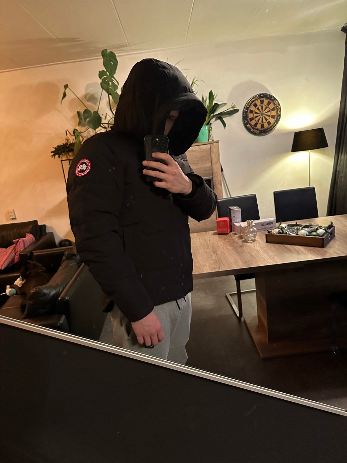 Canada Goose MacMillan Parka Heren Maat L, Kleding | Heren, Verzenden, Zo goed als nieuw, Maat 52/54 (L), Zwart