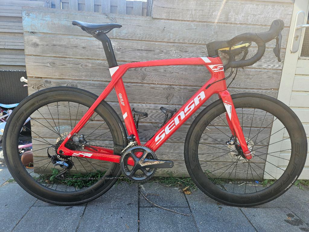 Sensa Giulia Evo Disc racefiets maat 55, Fietsen en Brommers, Fietsen | Racefietsen, Gebruikt, Carbon, Heren, Overige maten