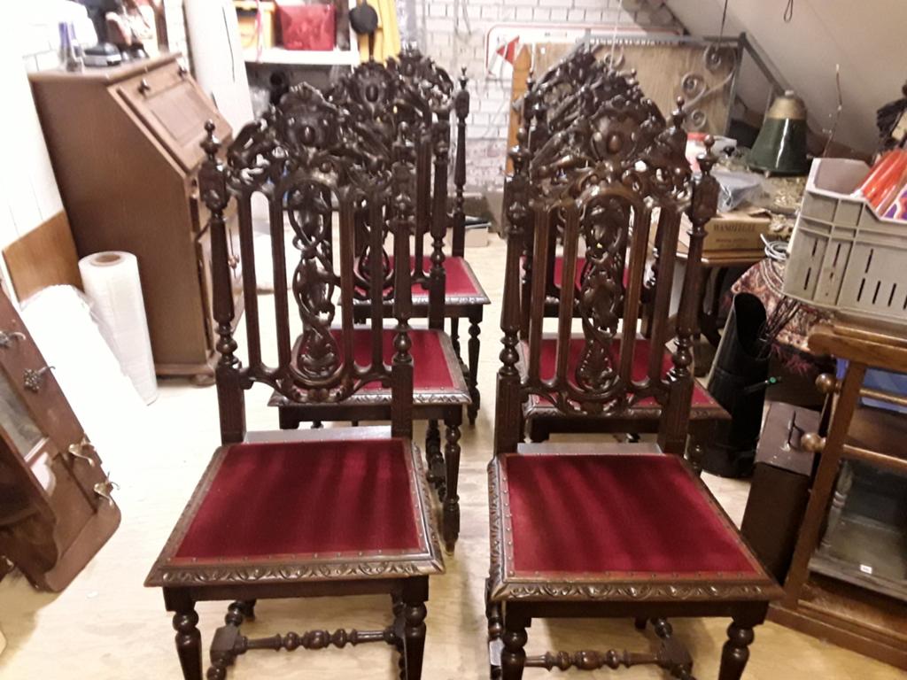Mechelse eetkamer stoelen., Ophalen
